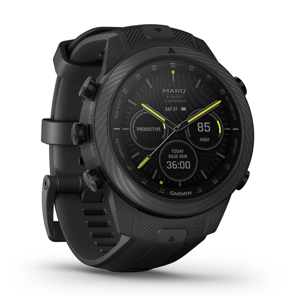 Часы-навигатор Garmin MARQ Athlete (Gen 2) Carbon Edition, черные, 010-02722-11