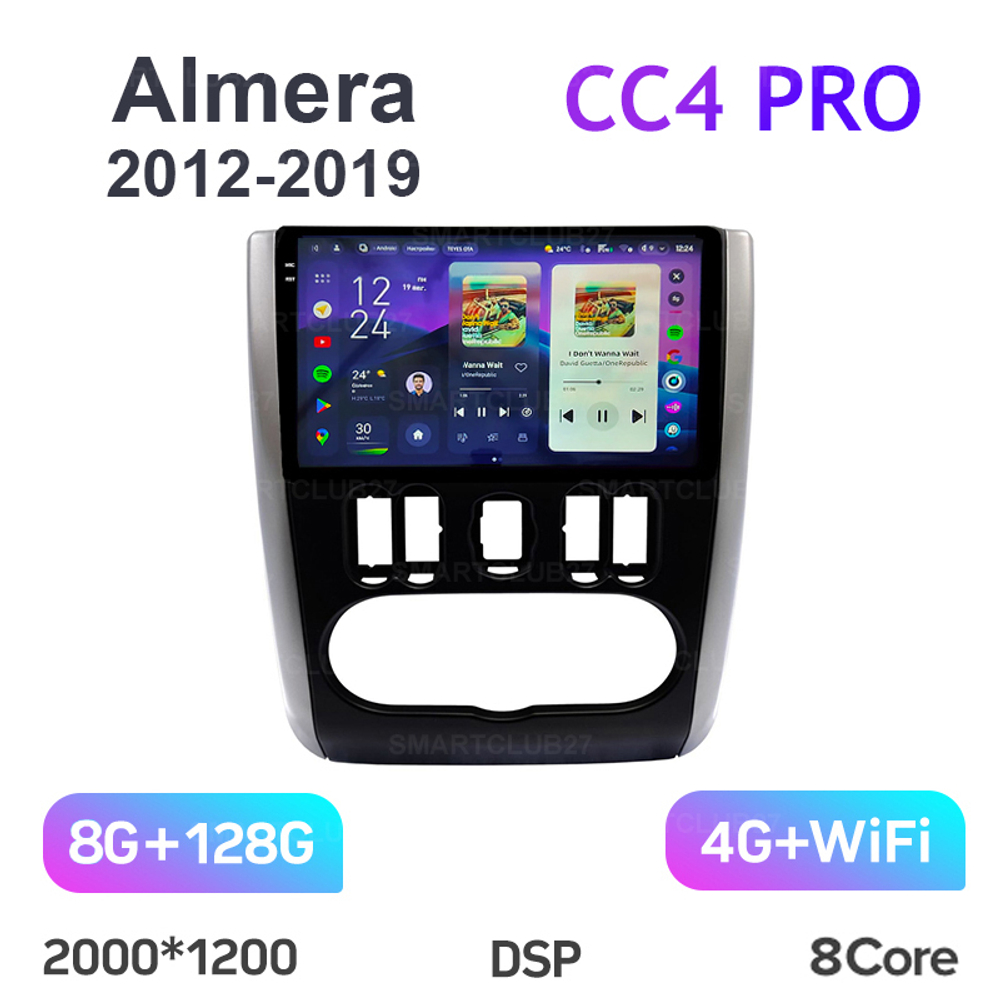 Teyes CC4 Pro 9" для Nissan Almera 2012-2019
