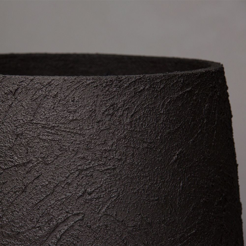 Кашпо CYLINDER BLACK MAX D40 H40