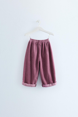 ZARA TIMELESS - ВЕЛЬВЕТОВЫЕ БРЮКИ BALLOON, РОЗОВАТЫЙ