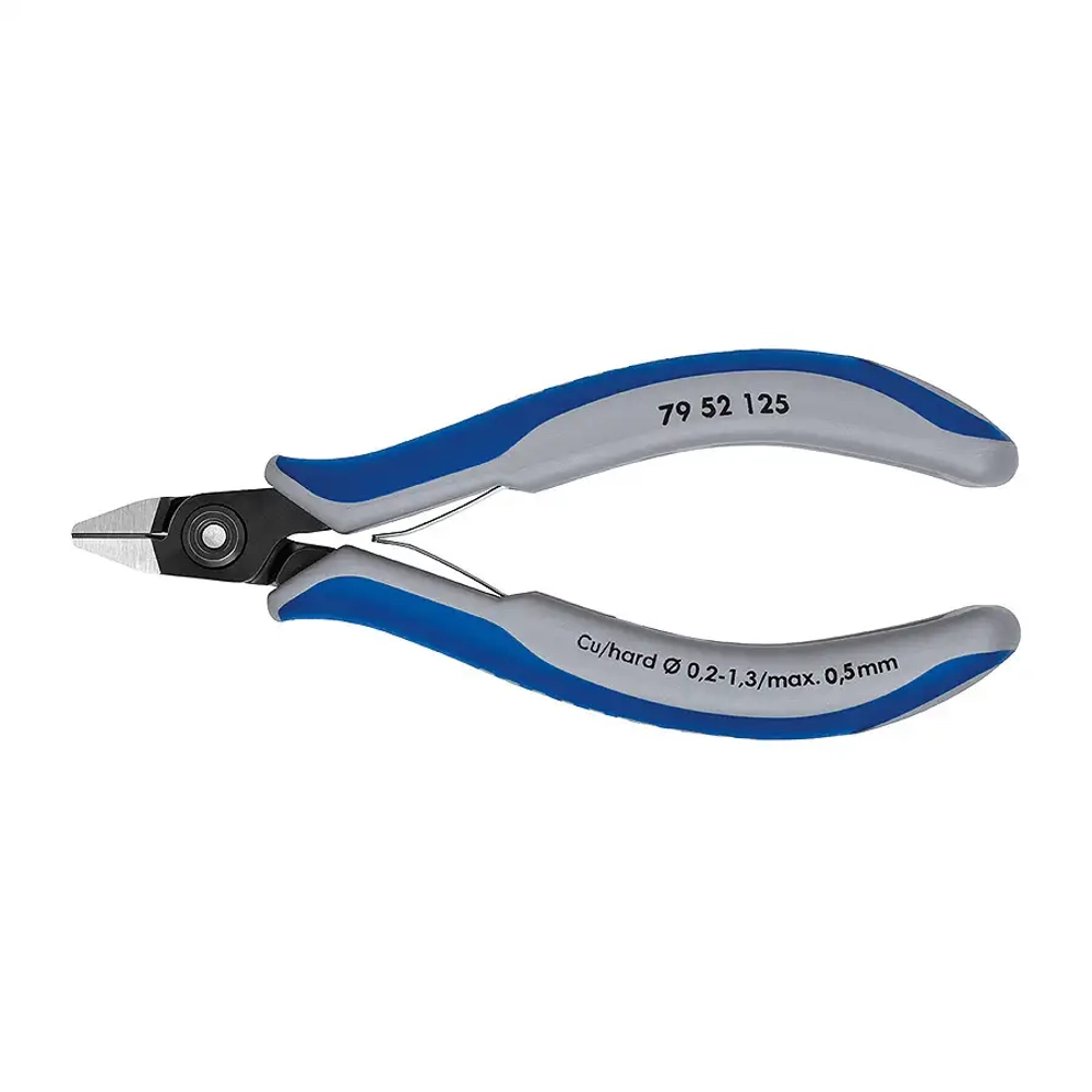 Прецизионные кусачки боковые для электроники чернёные 125 мм Knipex 79 52 125