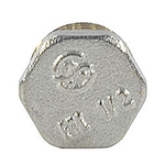 Заглушка латунь никель Ду 25 (1") НР 9017 ГОСТ 32585-2013 Aquasfera 9017-03