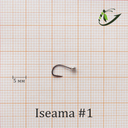 Крючок Iseama с напайкой (50 шт)