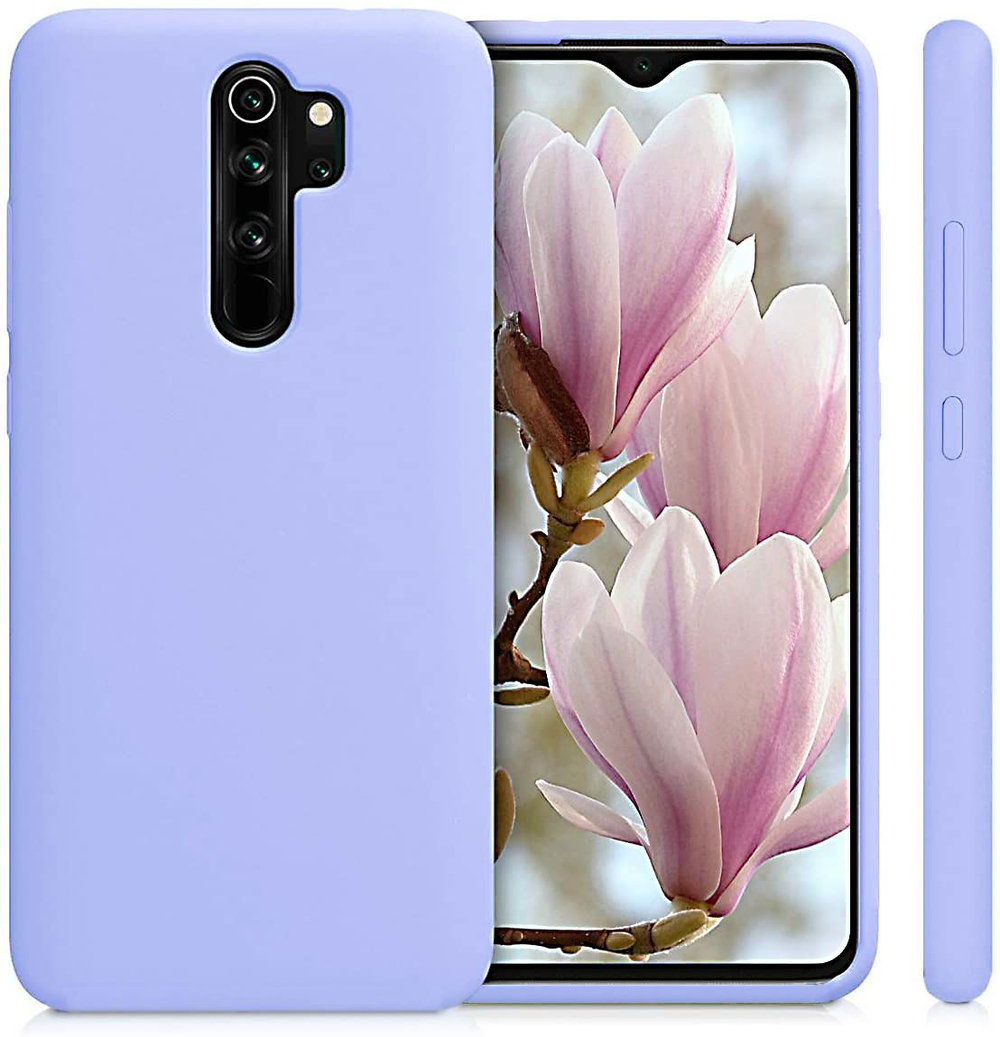 Мягкий Soft Touch чехол из силикона для XIAOMI REDMI NOTE 8 PRO с бархатной подкладкой