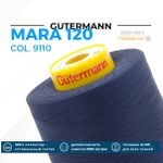Нитка Gutermann Mara 120 (5000 метров), 1 боб., универсальная | 9110 джинсовый темн.синий