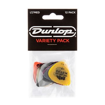 Набор медиаторов Guitar LT/MED Pick Variety Pack  12шт, тонкие/средние, Dunlop PVP101