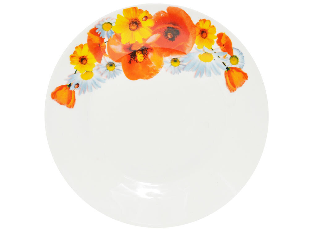 Тарелка мелкая 17,5см Полевой букет (эконом) (84774)