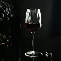 Бокал для вина 355 мл "Streak Optical" d 7,8/6,1 см h22 см P.L. - BarWare [6]