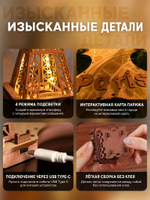 Деревянный конструктор "Ночь у Эйфелевой башни" (Rolife)