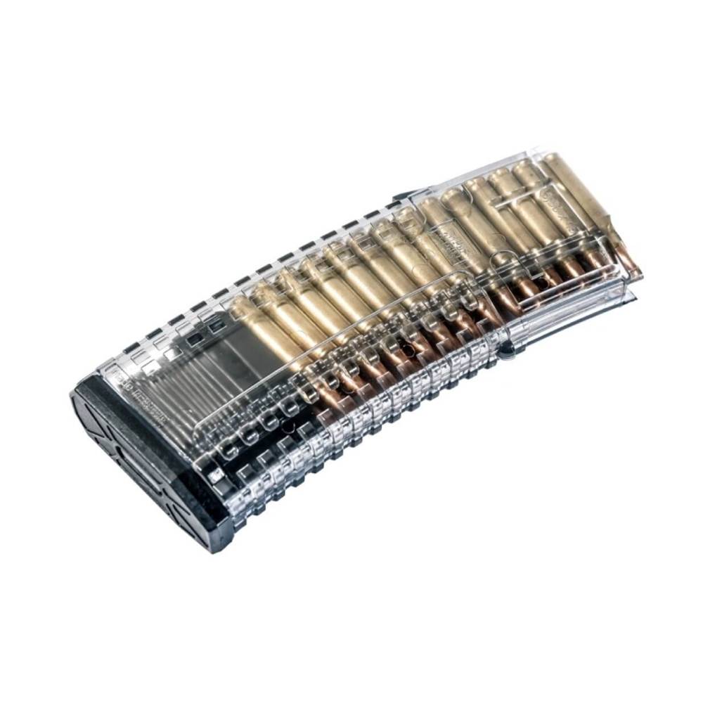 Магазин 5,56х45 AUG (Mannlicher Steyr 223 Rem) 30 м. в корпусе 30 мест прозрачный AUG-30/Tr, PufGun