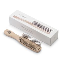 Расческа Majestic Scalp Brush светлый орех