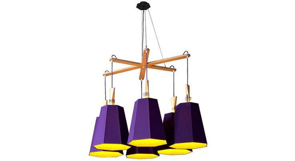 DesignHeure Lu6lnavj — Потолочный светильник Lustre 6 Nid d'Abeilles LuXiole