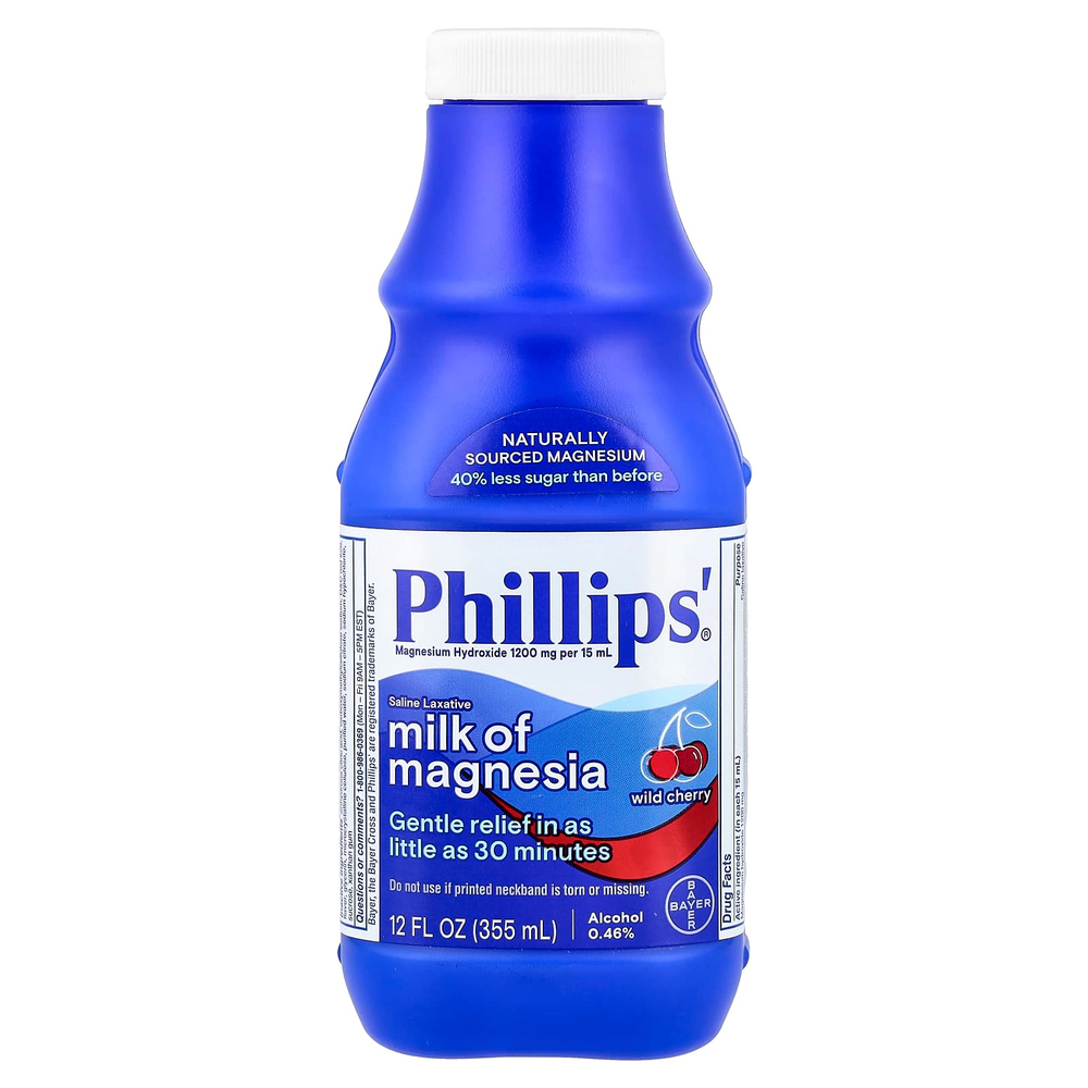 Phillip's, Магнезия, дикая вишня, 355 мл (12 жидк. унц.)