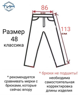 Брюки мужские классические зимние клетка серая 52
