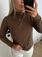 Лонгслив базовый (Кофейный)