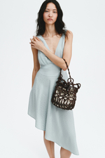 Асимметричное жаккардовое платье - H&M