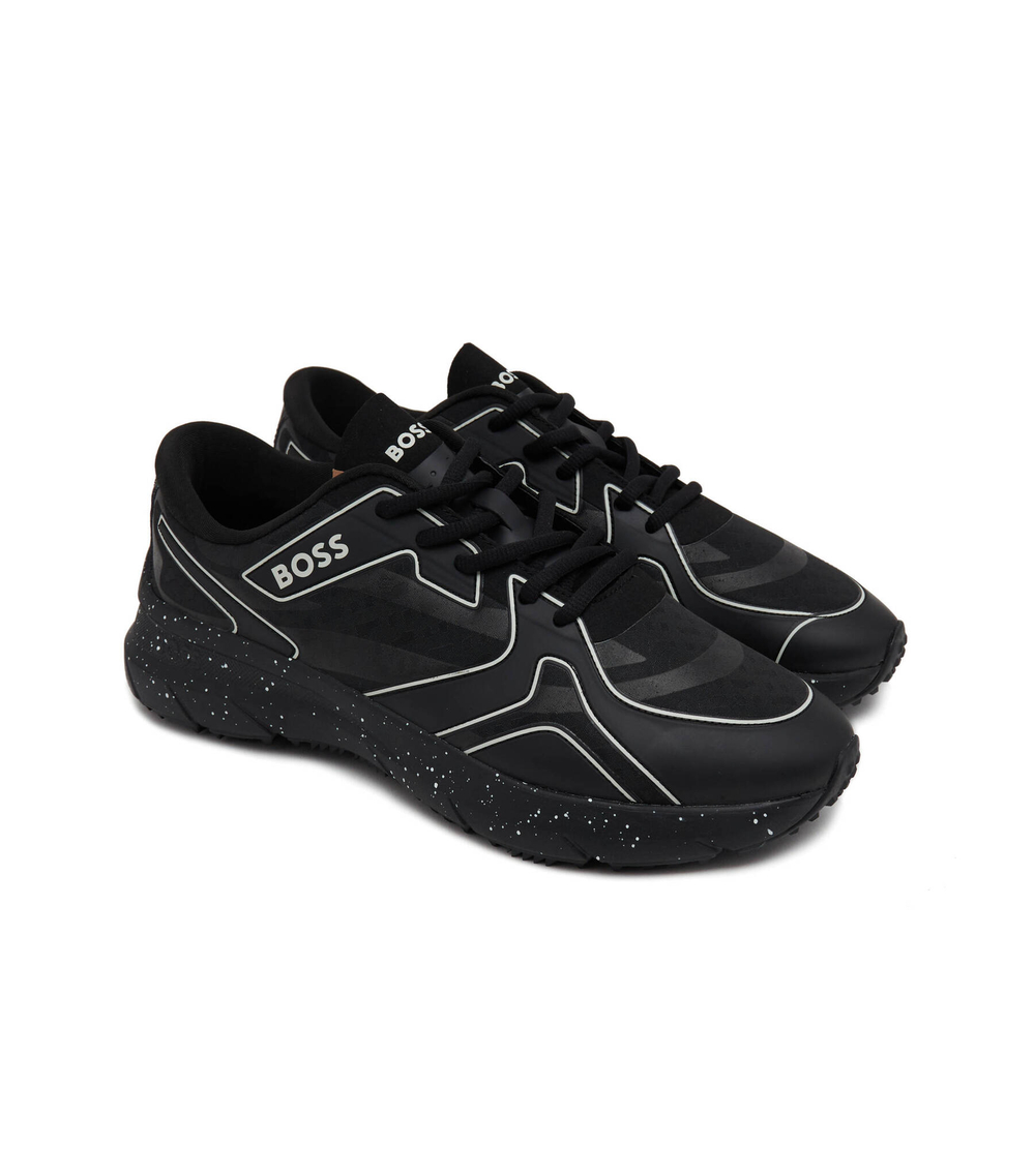 Кроссовки Owen HKNG Runn mn BOSS BLACK - черный(50498922)