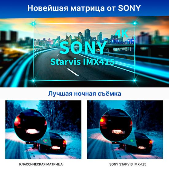 Видеорегистратор TrendVision TDR-725 Real 4K