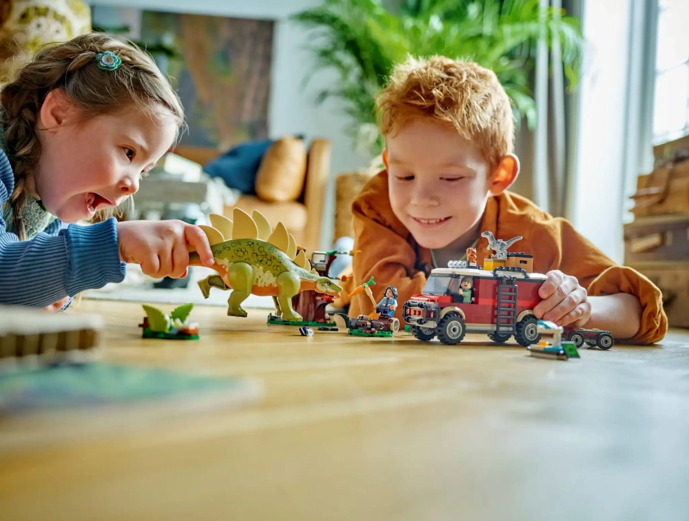 Конструктор LEGO Jurassic World 76965 Миссии динозавров: Обнаружение стегозавра