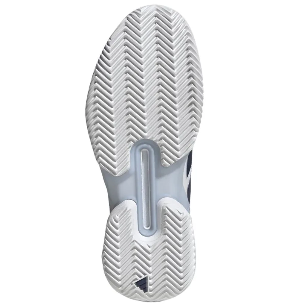 Женские теннисные кроссовки Adidas Adizero Ubersonic 5 W Clay - cloud white/dark blue/crystal sky