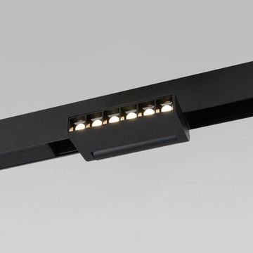 Умный трековый светодиодный светильник 6W 2700-6500K 85194/01 чёрный Dim HL01 Slim Magnetic Elektrostandard