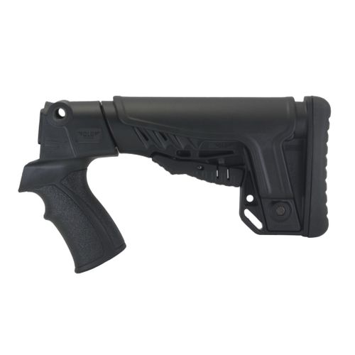 Приклад телескопический со щекой на Бекас 12, 16, DLG Tactical, черный