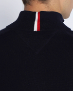 свитер zip mock Tommy Hilfiger - темно-синий(MW0MW28049)
