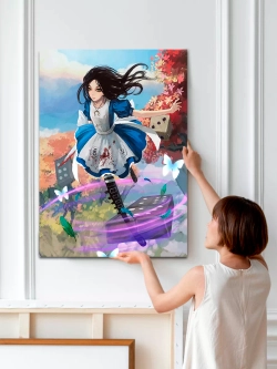Интерьерная картина "Alice: Madness Returns", 50х70см 1шт.