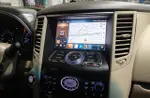 Магнитола для Infiniti QX70, FX35 (S51), FX37, FX30d, FX50 2008-2016 (Поддержка Bose и 360) - Kuberg KP-9828-5 (бежевая) Android 12, Быстрая, CarPlay, 4G SIM-слот