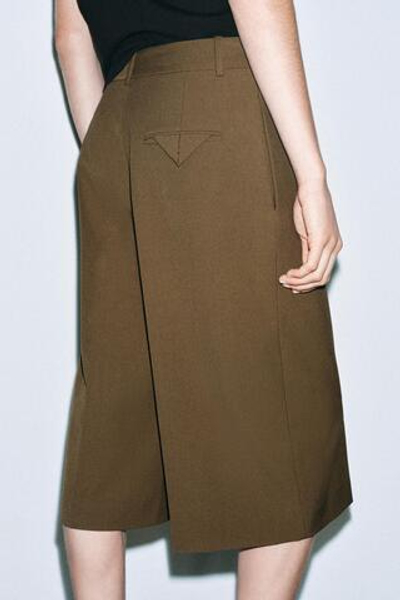 ШОРТЫ ИЗ СМЕСОВОЙ ШЕРСТИ — ZW COLLECTION — ZARA