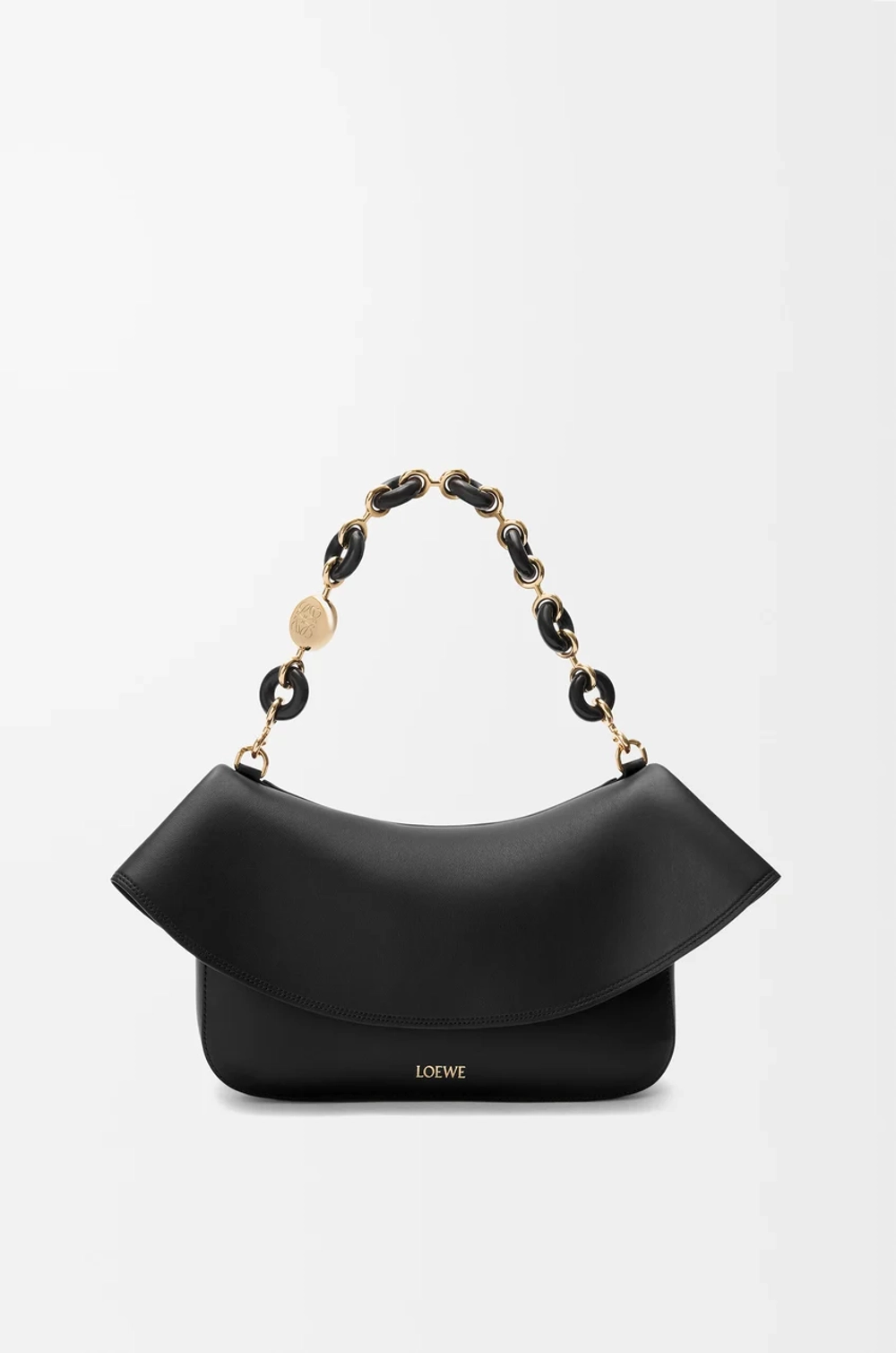 Loewe Средняя сумка Ola из гладкой телячьей кожи, черный