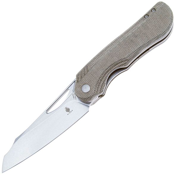 Цена наСкладной нож Kizer Kobold 2.0, сталь 154CM, рукоять микарта, зеленый