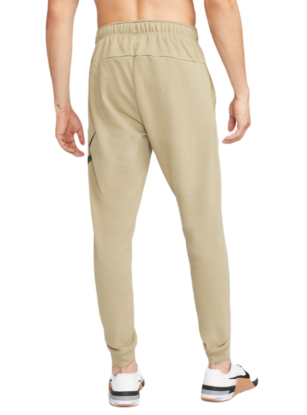 Мужские теннисные штаны Nike Dry Pant Taper FA Swoosh - зеленый