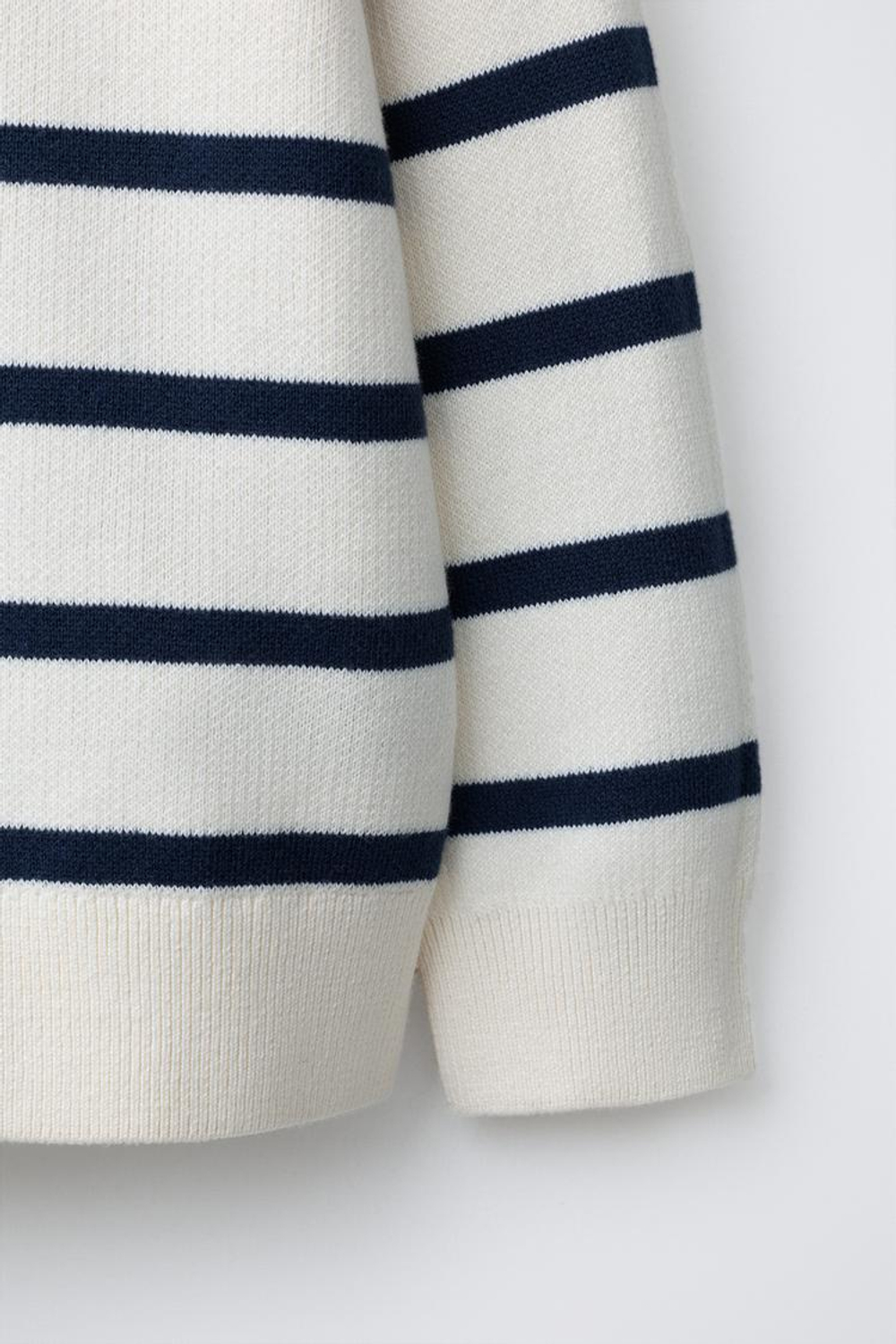 ZARA ОДНОТОННЫЙ СВИТЕР, ПОЛОСКИ