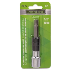 Головки для снятия муфты генератора (головка-бита 1/2''(M10), головка 33зуба) ForsLine FL-674