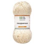 Пряжа Вязь Праздничная / уп.3 мот. по 100 г, 160 м, 10 белый
