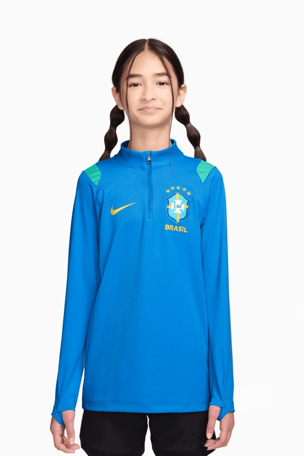 Кофта Nike Brazil 2026 Academy Pro Junior - синий