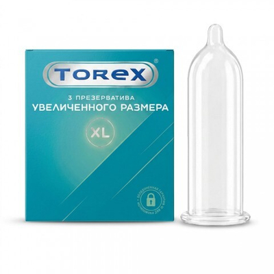 Презервативы увеличенного размера - TOREX 3 шт.