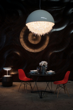 Pendant design lamp Ozero by Manooi D60 (Black)