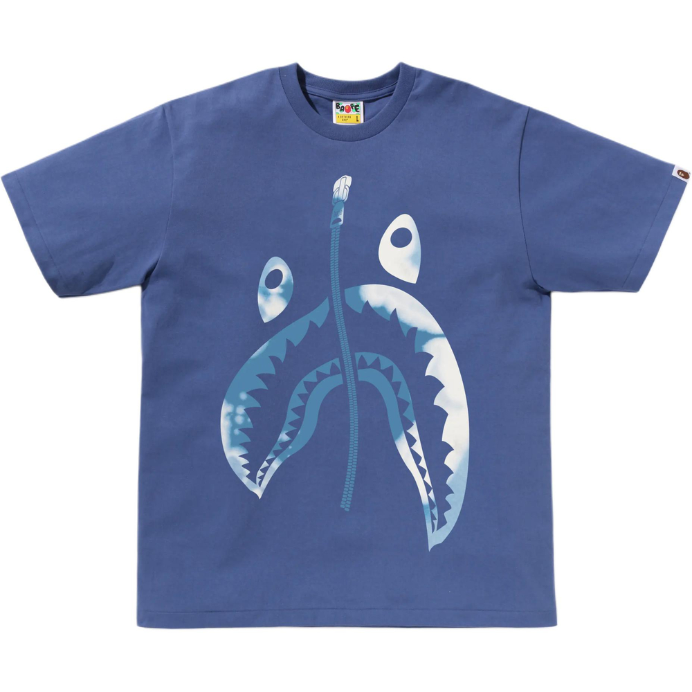 A Bathing Ape Bathing Ape Handcrafted Bleached And Dyed Collection Футболка синий