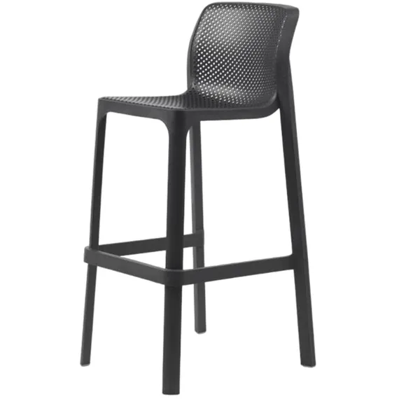Барный стул Net Stool 75 см, антрацит