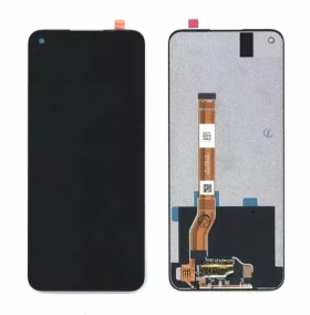 Дисплей для Realme 8i/9i/Narzo 50 4G в сборе с тачскрином Черный (работают на Android 11, Realme UI 2.0)