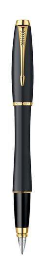 Перьевая ручка Parker Urban F200, цвет: Muted Black GT, перо: F, S0850640