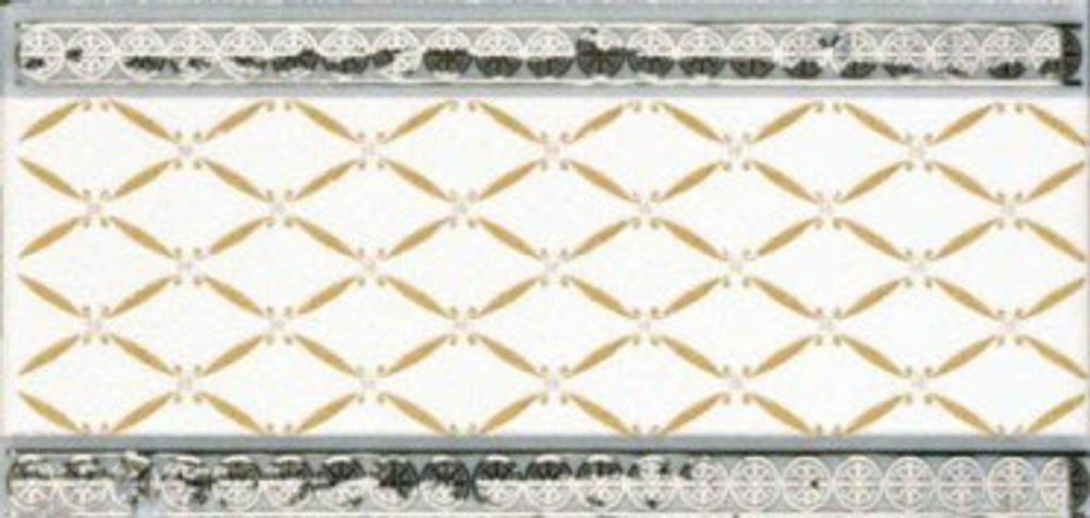 Бордюр NOBLESSE + LORD CENEFA DELIS BLANCO SILVER