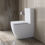 Унитаз-компакт безободковый с сиденьем и смывом TORNADO BelBagno LUCE-TOR BB2197CP-TOR/SC/BB2197T
