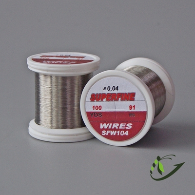 HENDS Проволока металлическая Superfine wires 4 micron (0,04mm) Steel gray