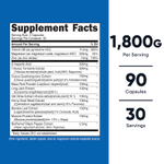 Nutricost, тестостероновый комплекс, 1800 мг, 90 капсул (600 мг в 1 капсуле)