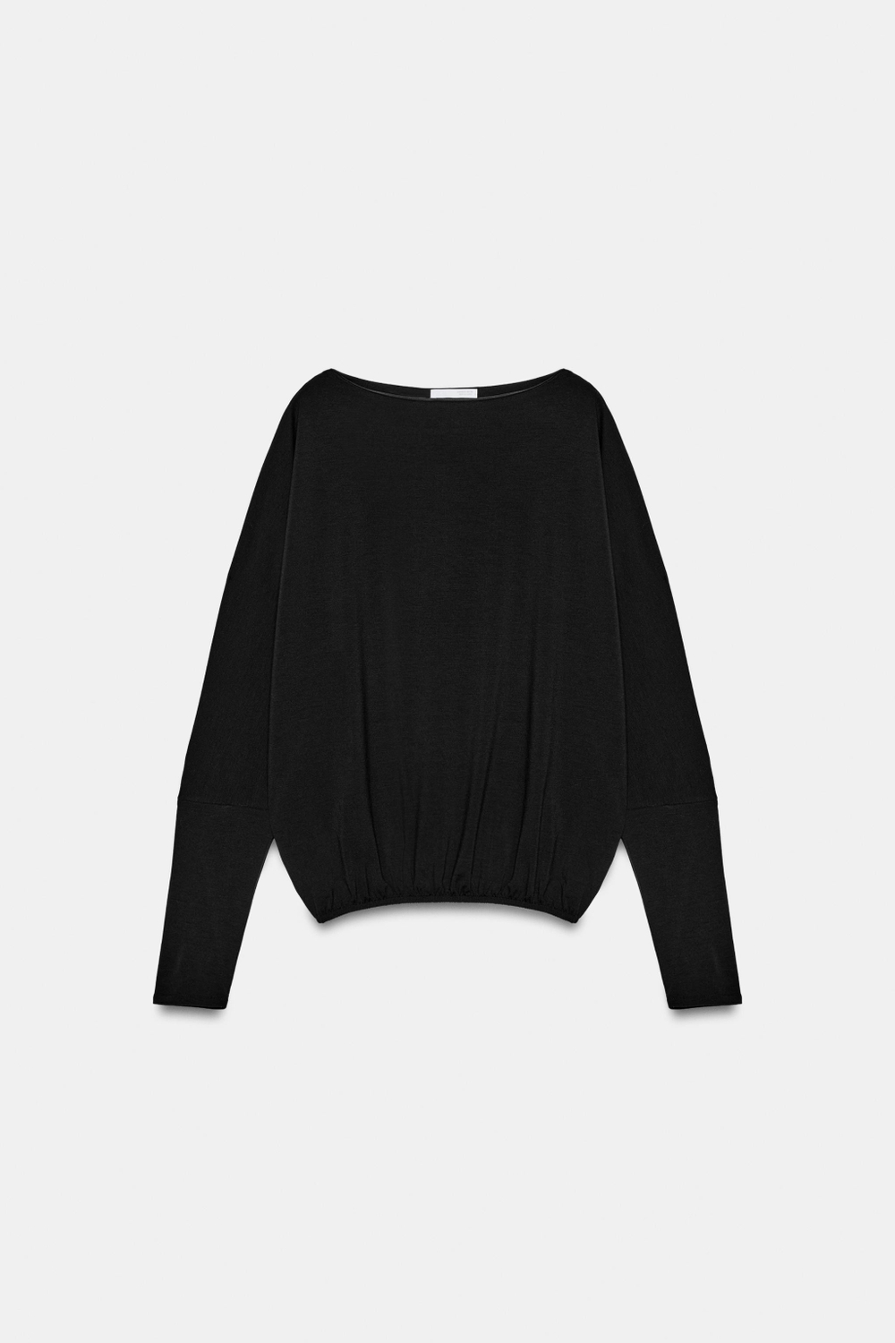 ФУТБОЛКА С ЭЛАСТИЧНЫМ ПОДОЛОМ — ZARA