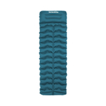 Коврик надувной Naturehike FC01 200х60х6,5 см, с подушкой, голубой