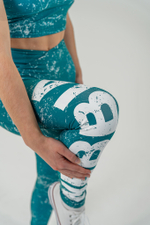 ЛЕГИНСЫ WORKOUT LEGGINGS ROUGH GIRL 616 Зеленые